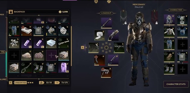 backpack dune awakening